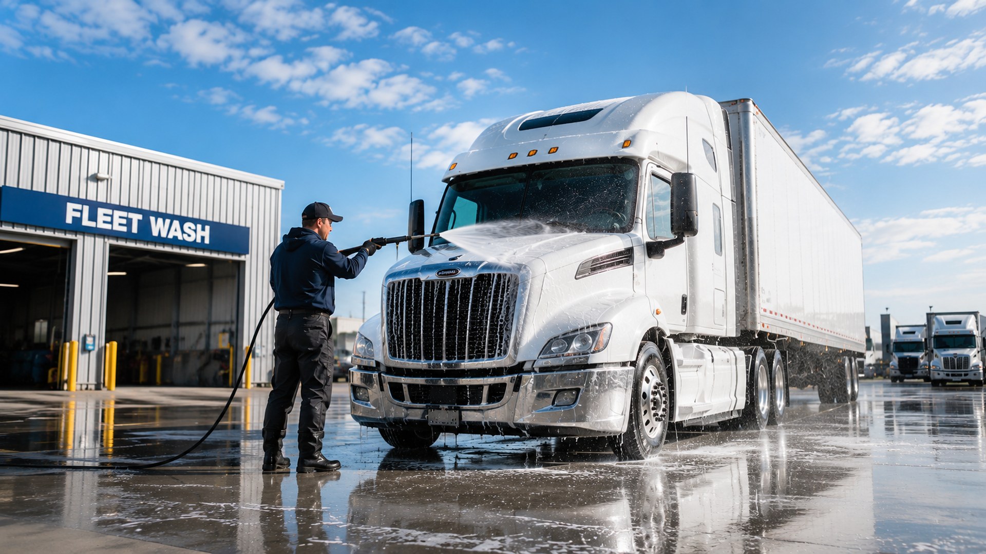 Mobile fleet and truck washing service in Cleveland, TN